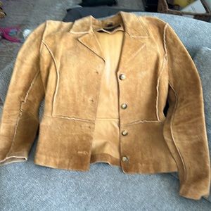 Camel color Suede blazer/jacket